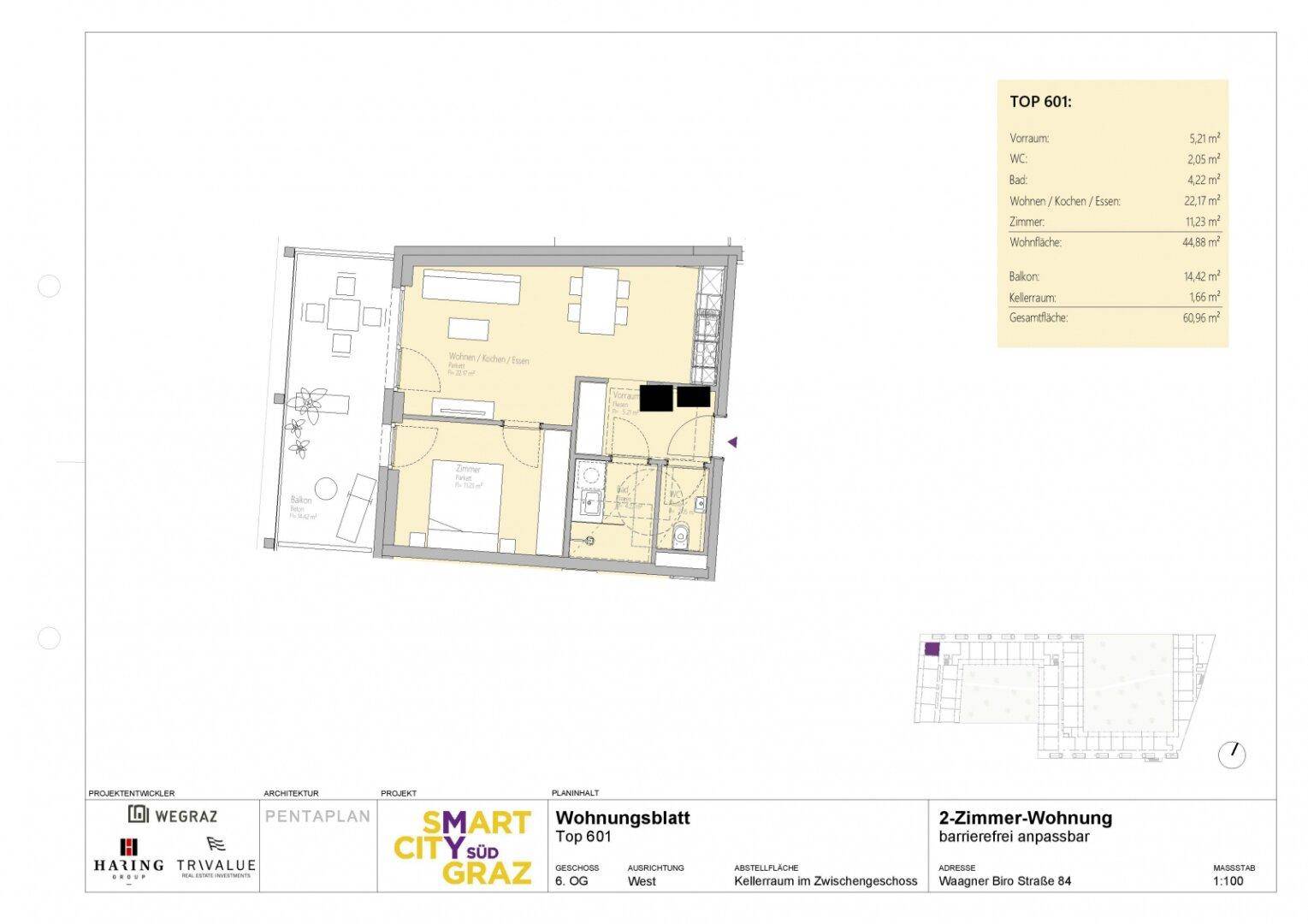 Grundriss: Smart City Süd