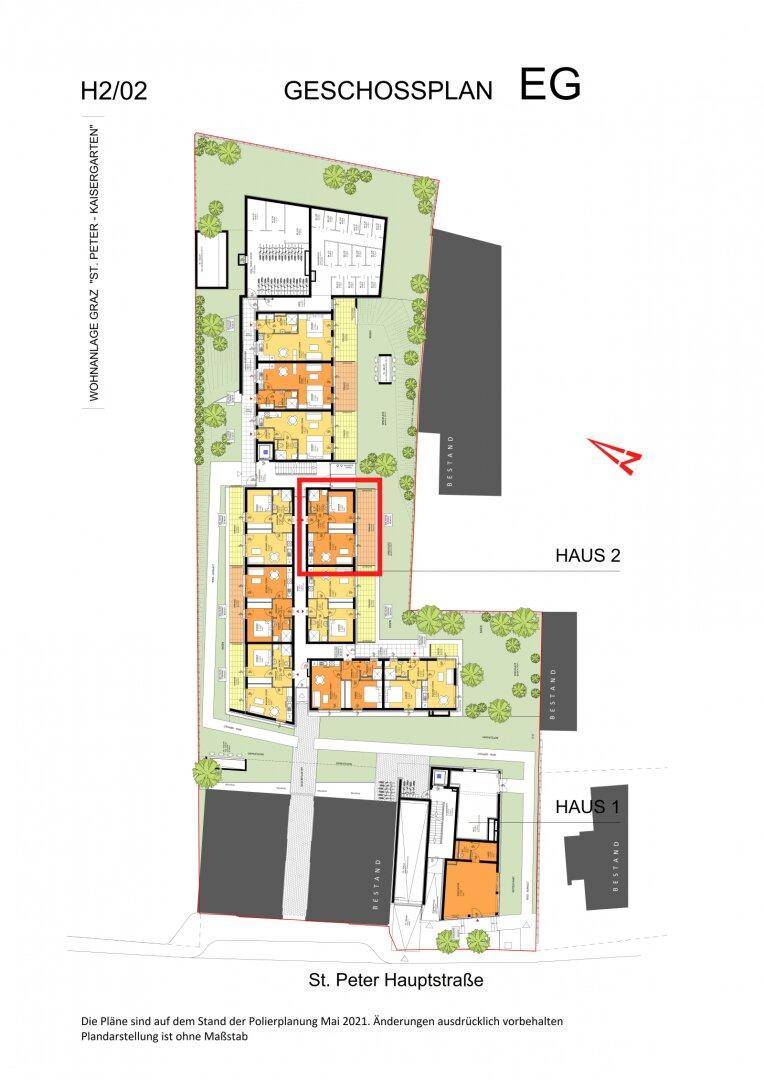 Grundriss: St. Peter Hauptstraße 71-73 - Graz