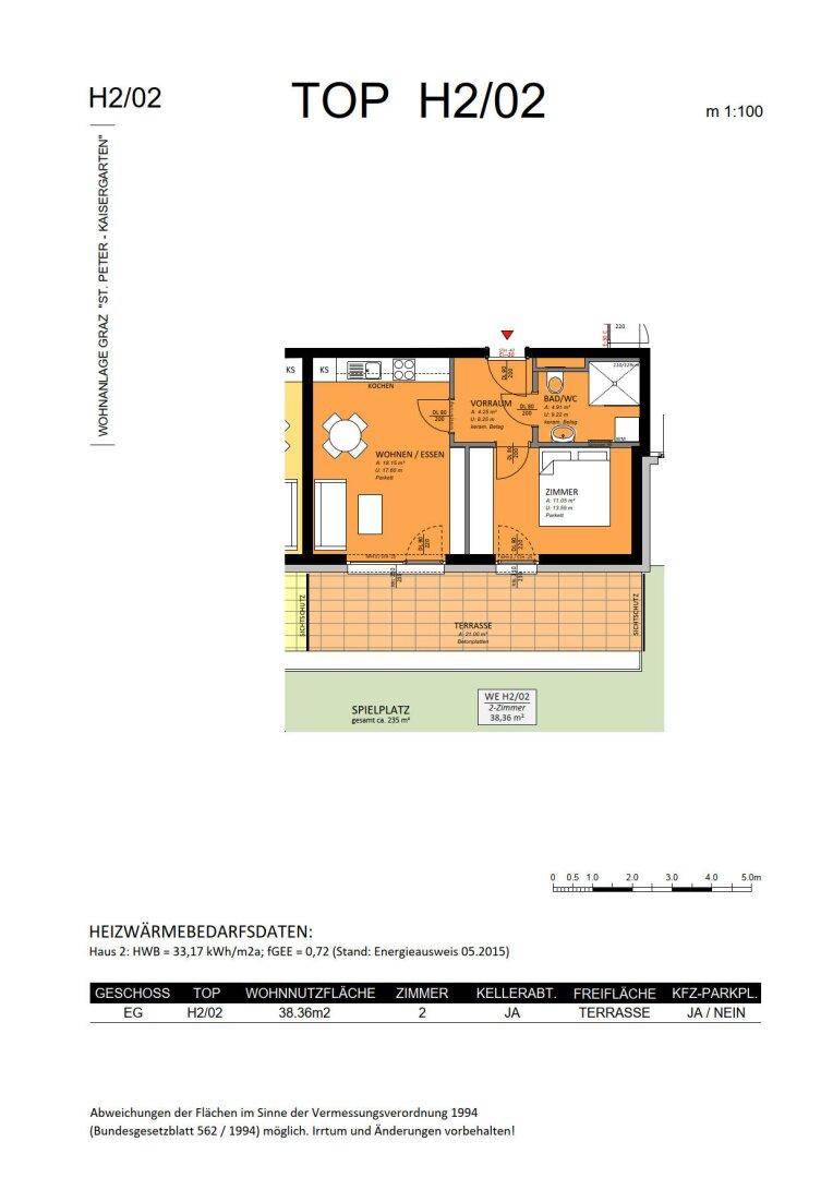 Grundriss: St. Peter Hauptstraße 71-73 - Graz