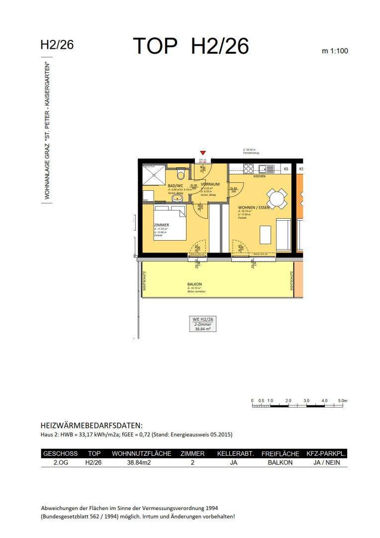Grundriss: St. Peter Hauptstraße 71-73 - Graz