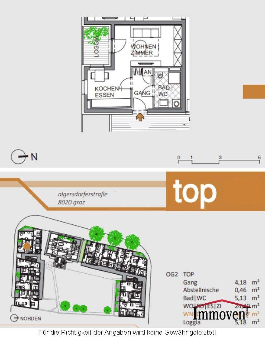 Kleine Neubauwohnung mit Loggia nahe der FH Joanneum! - Widok 6