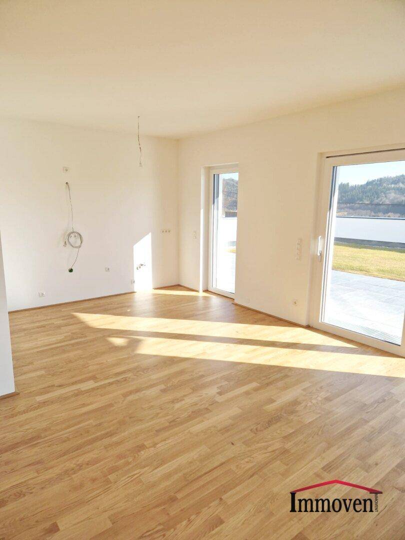 Erstbezug und Ruhelage in Mariatrost: moderne 4-Zimmerwohnung mit Terrasse, mit Garten und 2 Tiefgaragenplätze - Widok 3