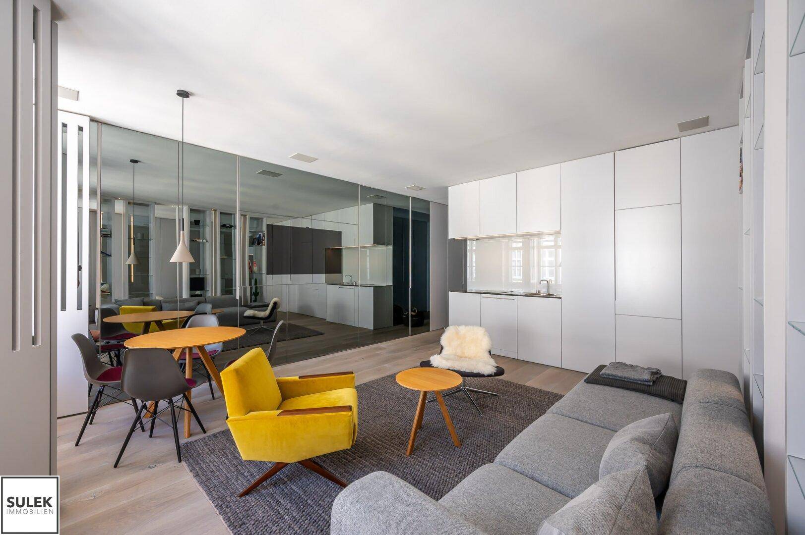 ab 1.8. : modern and fully furnited Loft-Apartment // top moderne und voll möblierte Loft-Wohnung // Naschmarkt - Widok 3