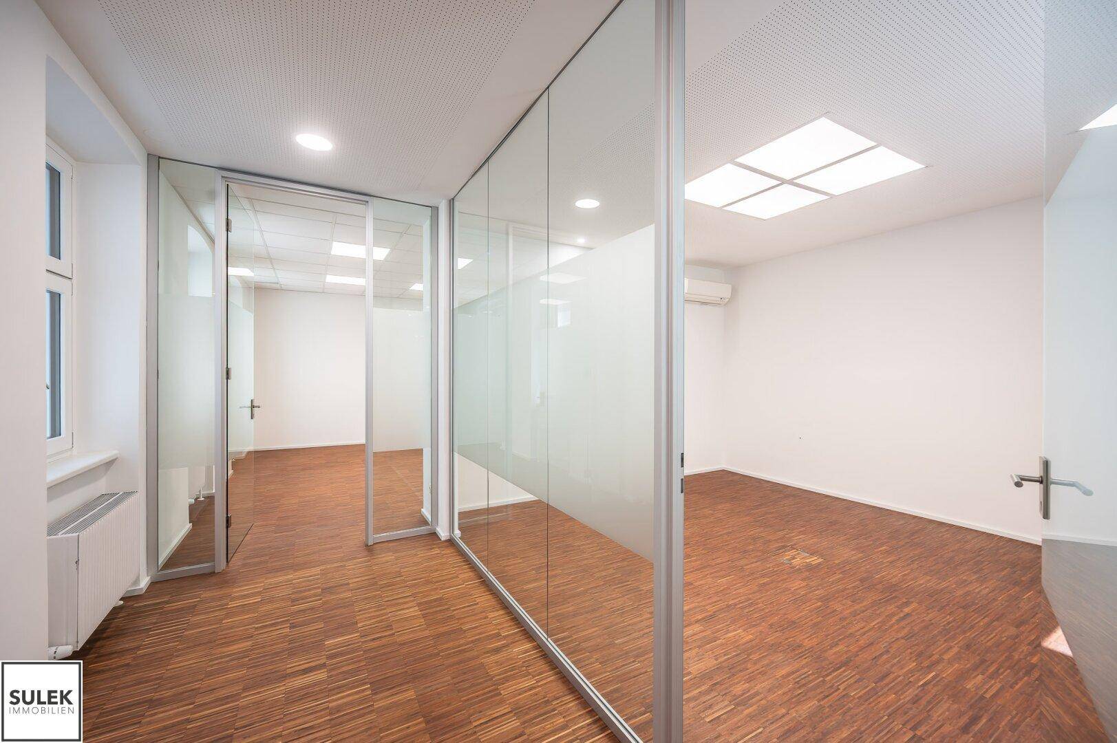 Erstbezug nach Generalsanierung: Büro (10 Zimmer - gesamte Etage) nahe Mariahilfer Straße/Westbahnhof ab sofort mieten - Ansicht 3