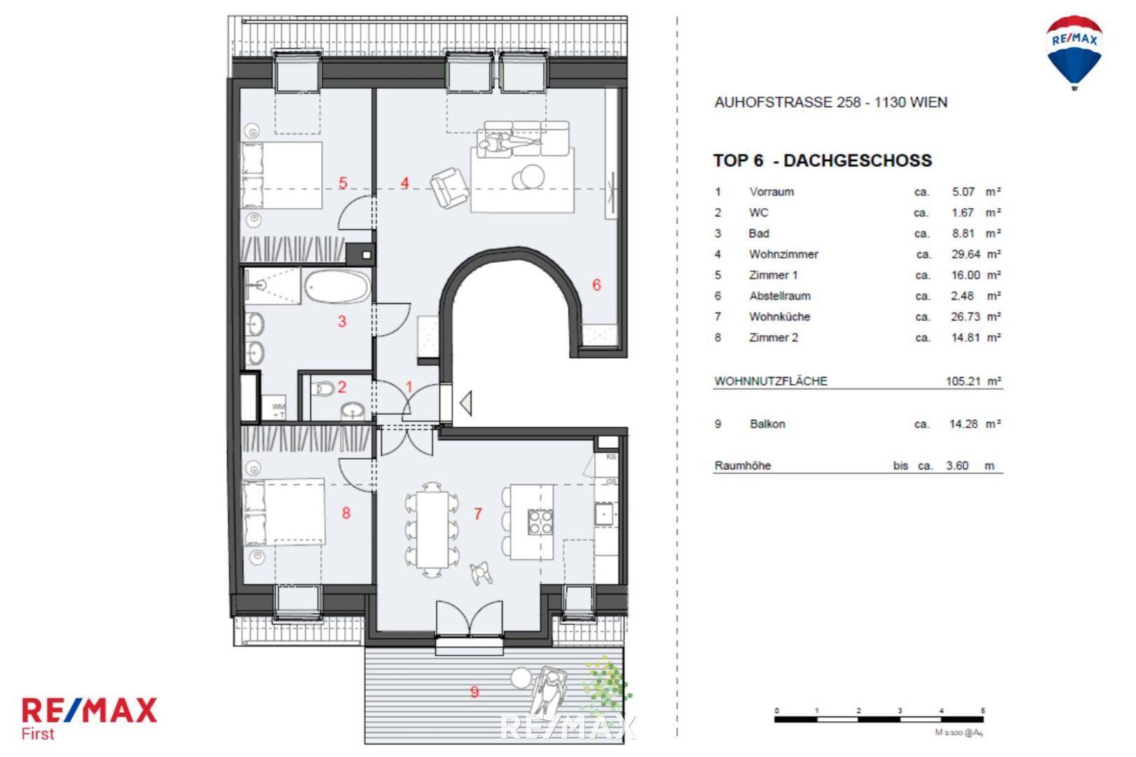 Villa Auhof_Wohnungsplan_TOP6