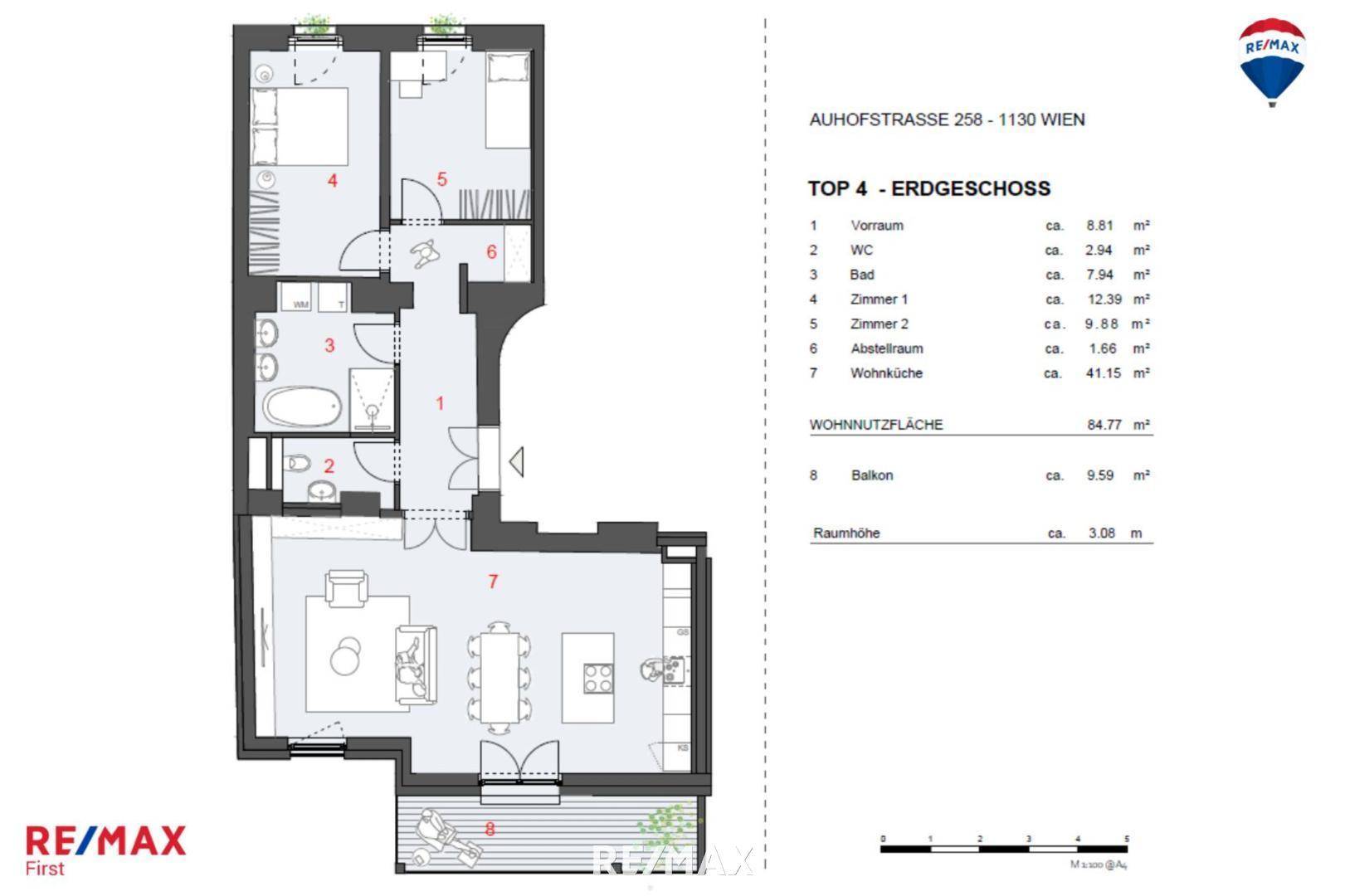 Villa Auhof_Wohnungsplan_TOP4