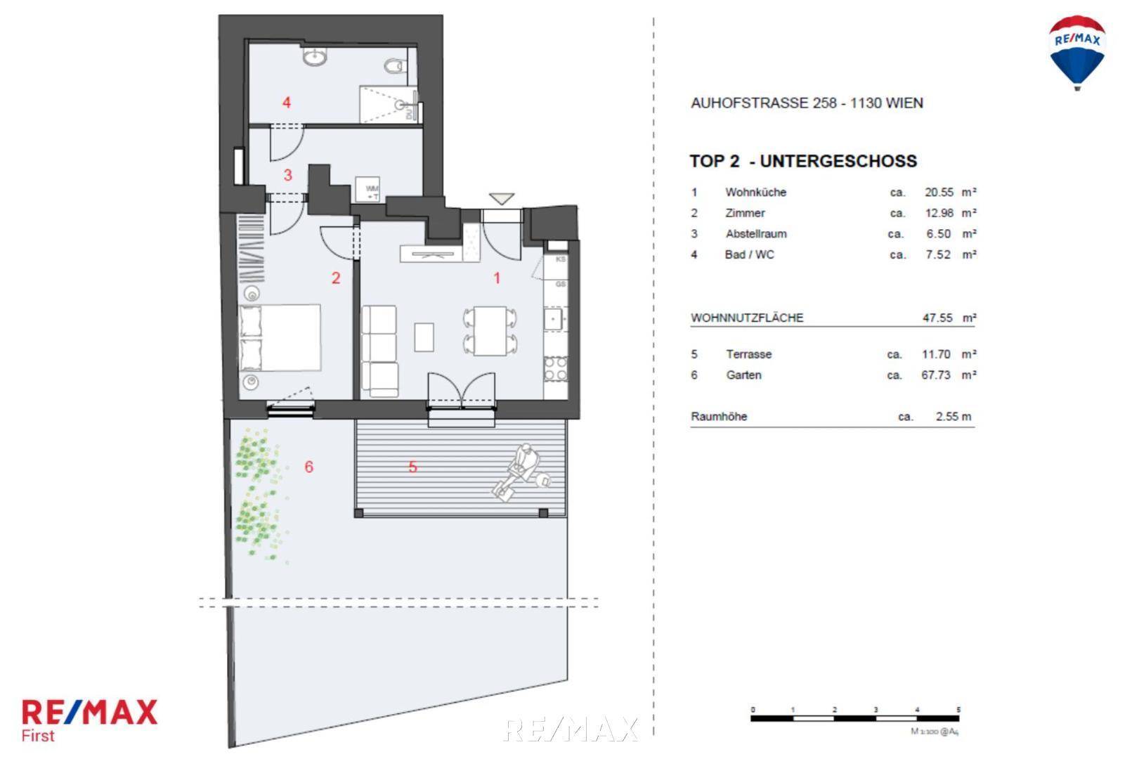 Villa Auhof_Wohnungsplan_TOP2