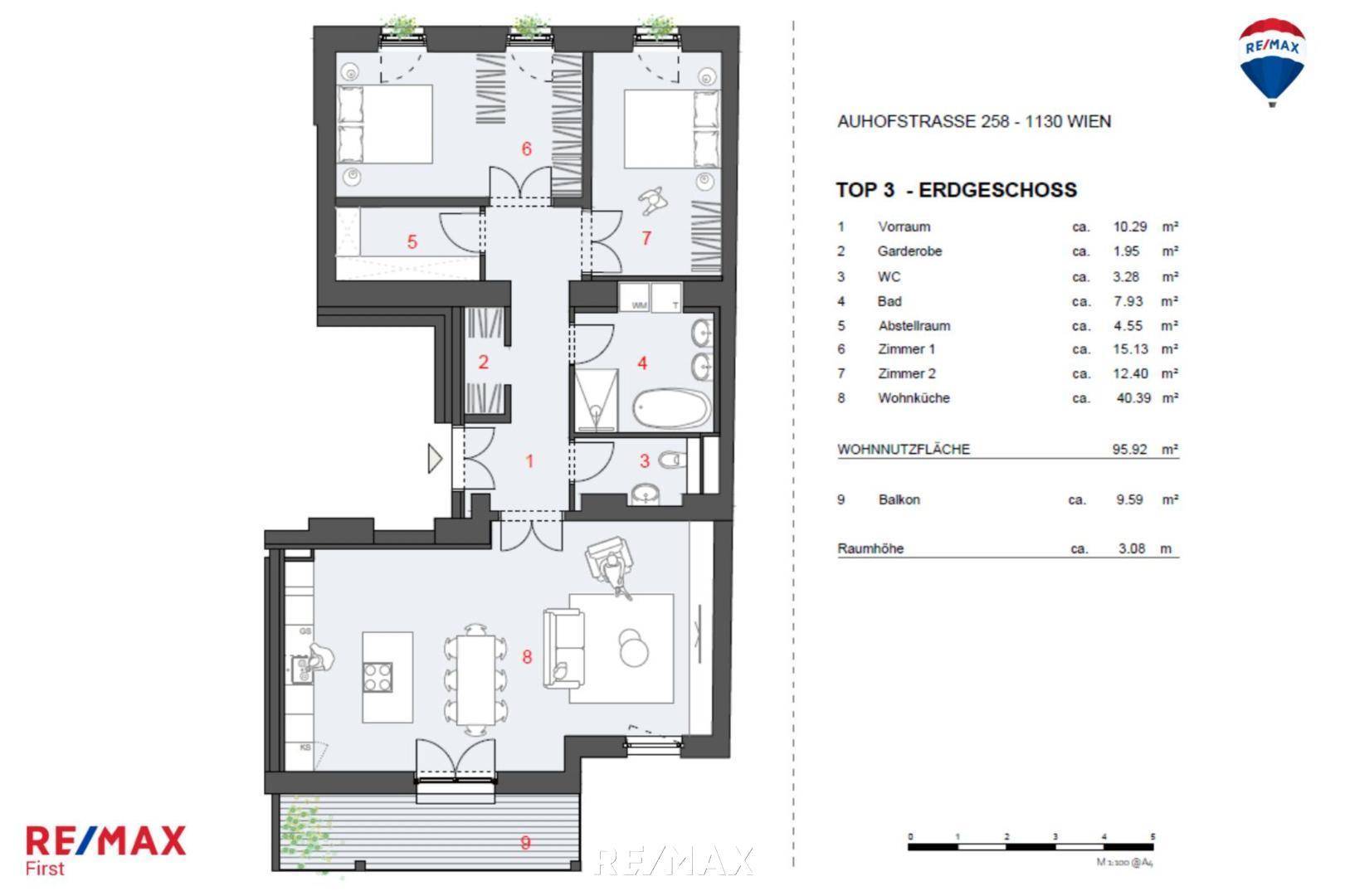 Villa Auhof_Wohnungsplan_TOP3