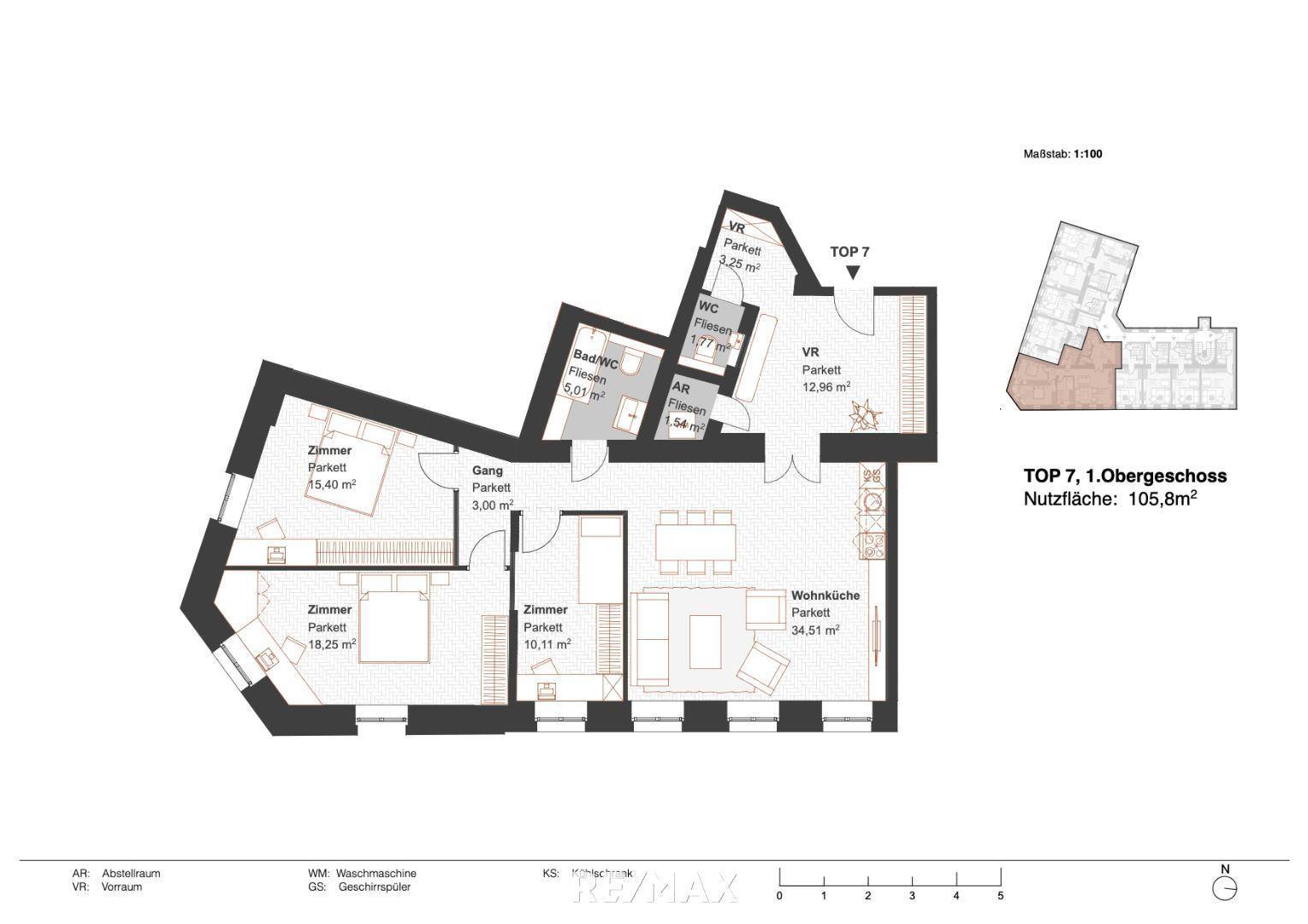 Grundriss Top 7