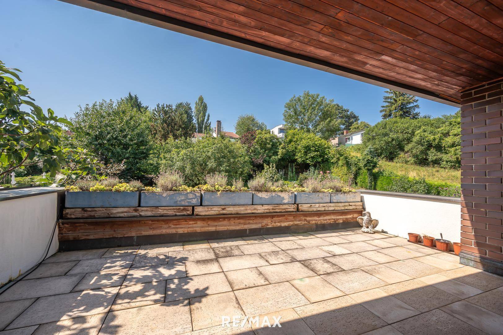 Terrasse im Obergeschoss