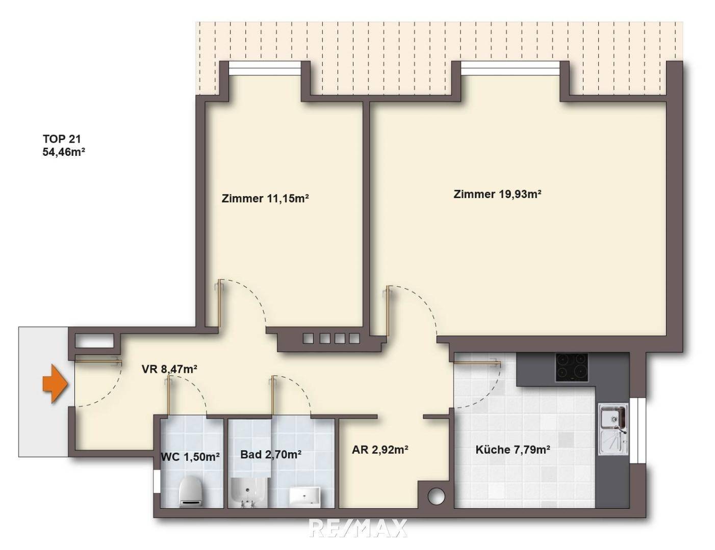 Plan mit Flächen