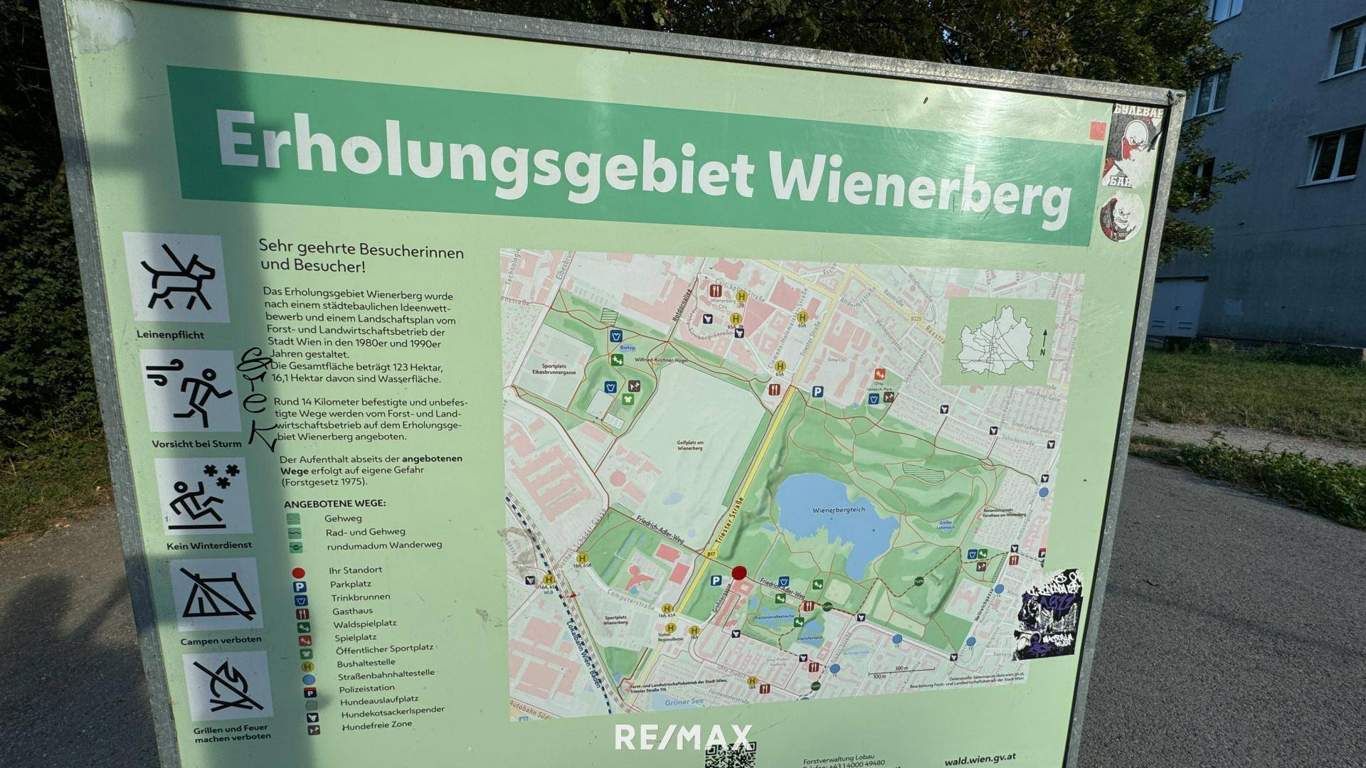 Erholungsgebiet Plan