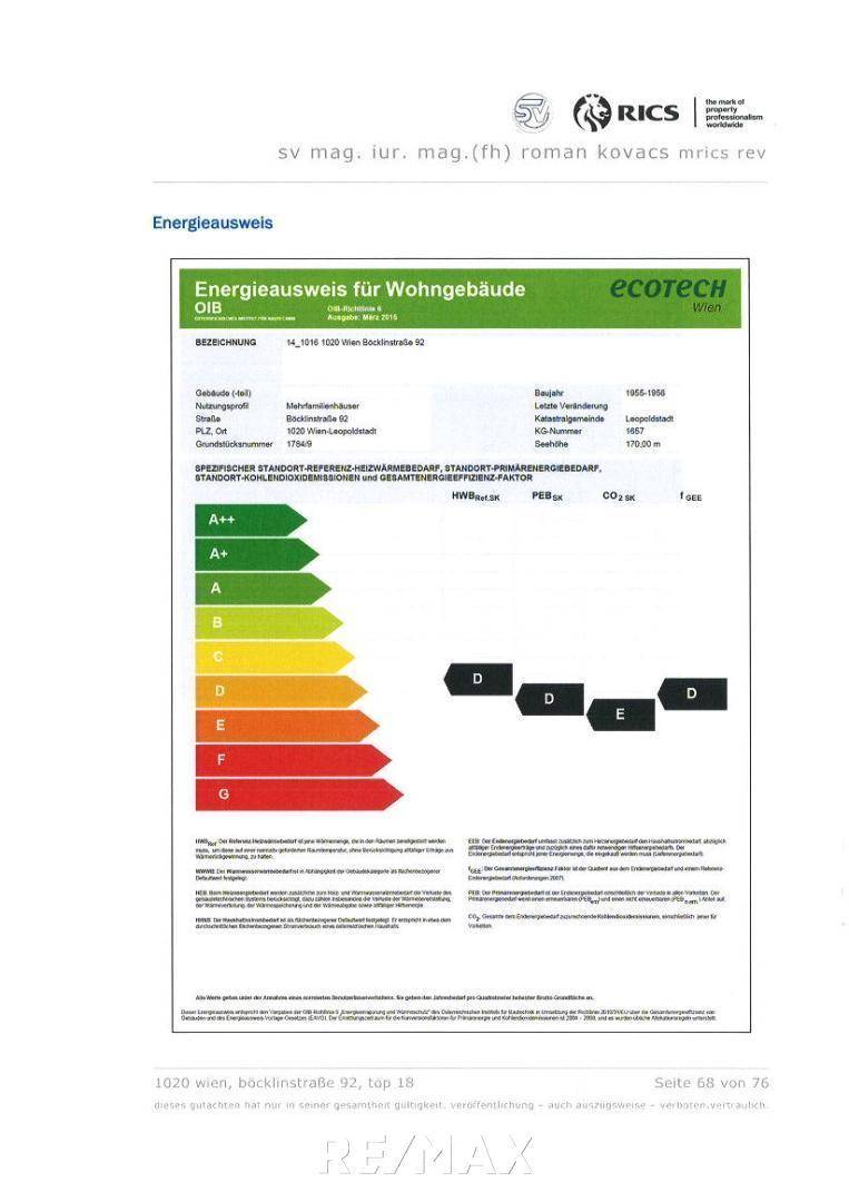 Energieausweiß