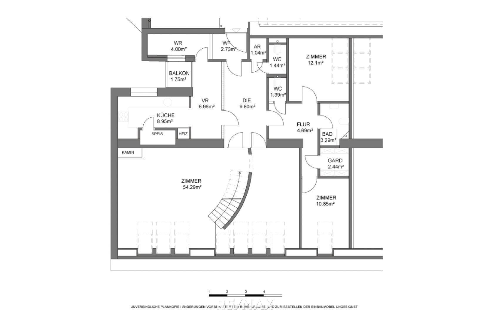 Grundriss 1. Dachgeschoss