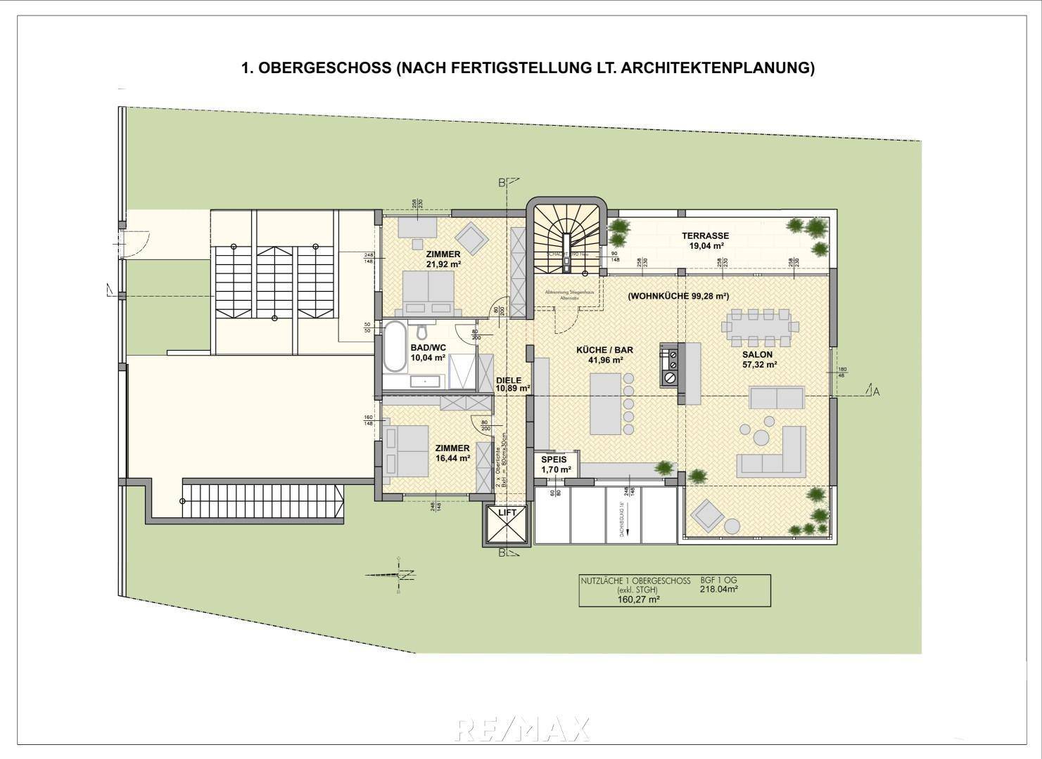 Plan 1.Obergeschoss