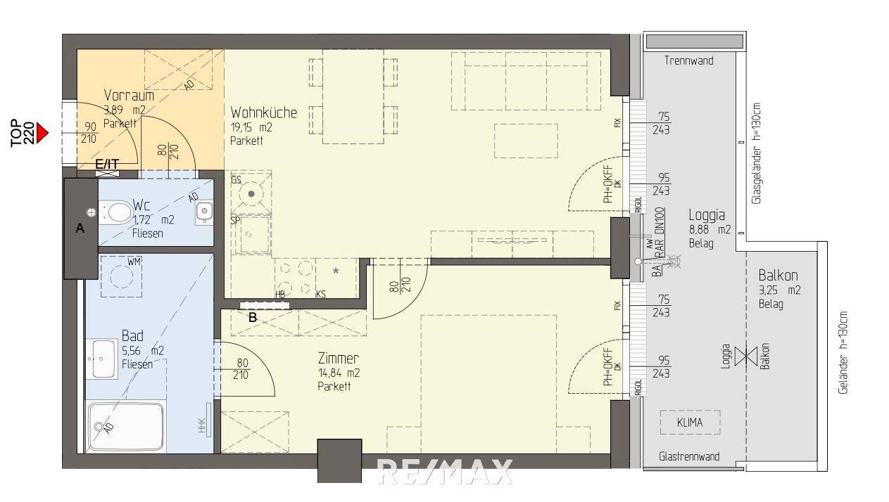 floor plan 220