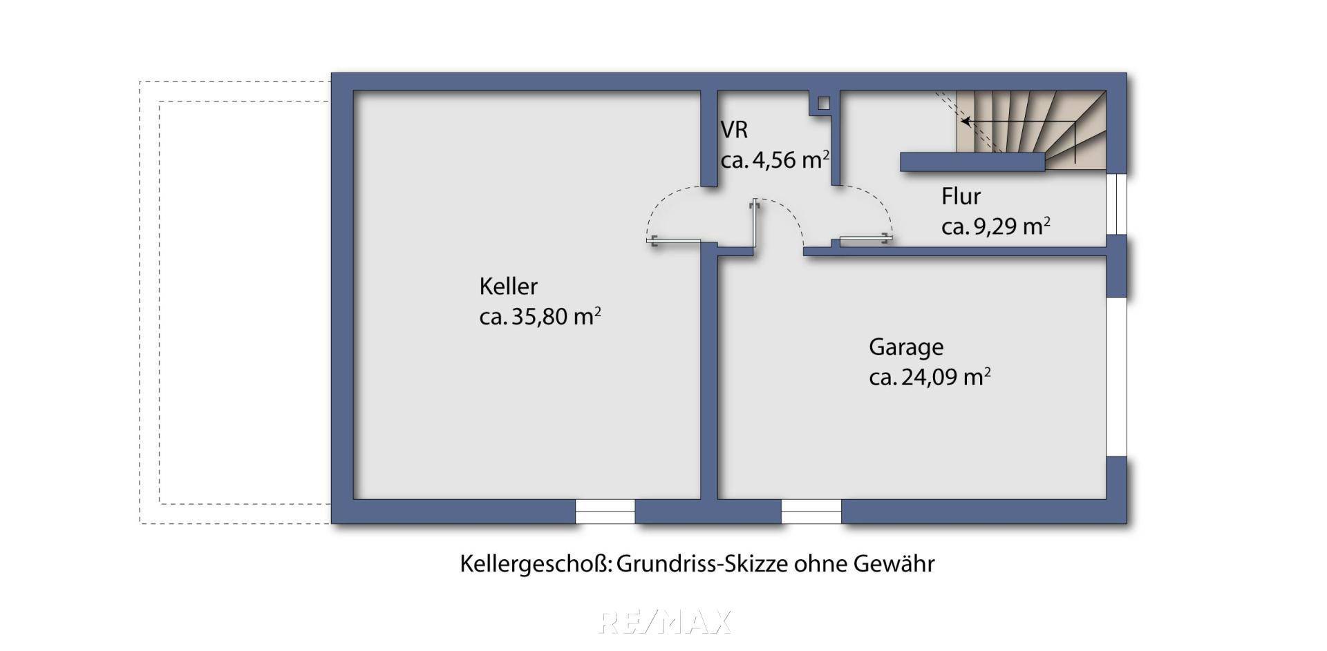 Grundriss Kellergeschoß