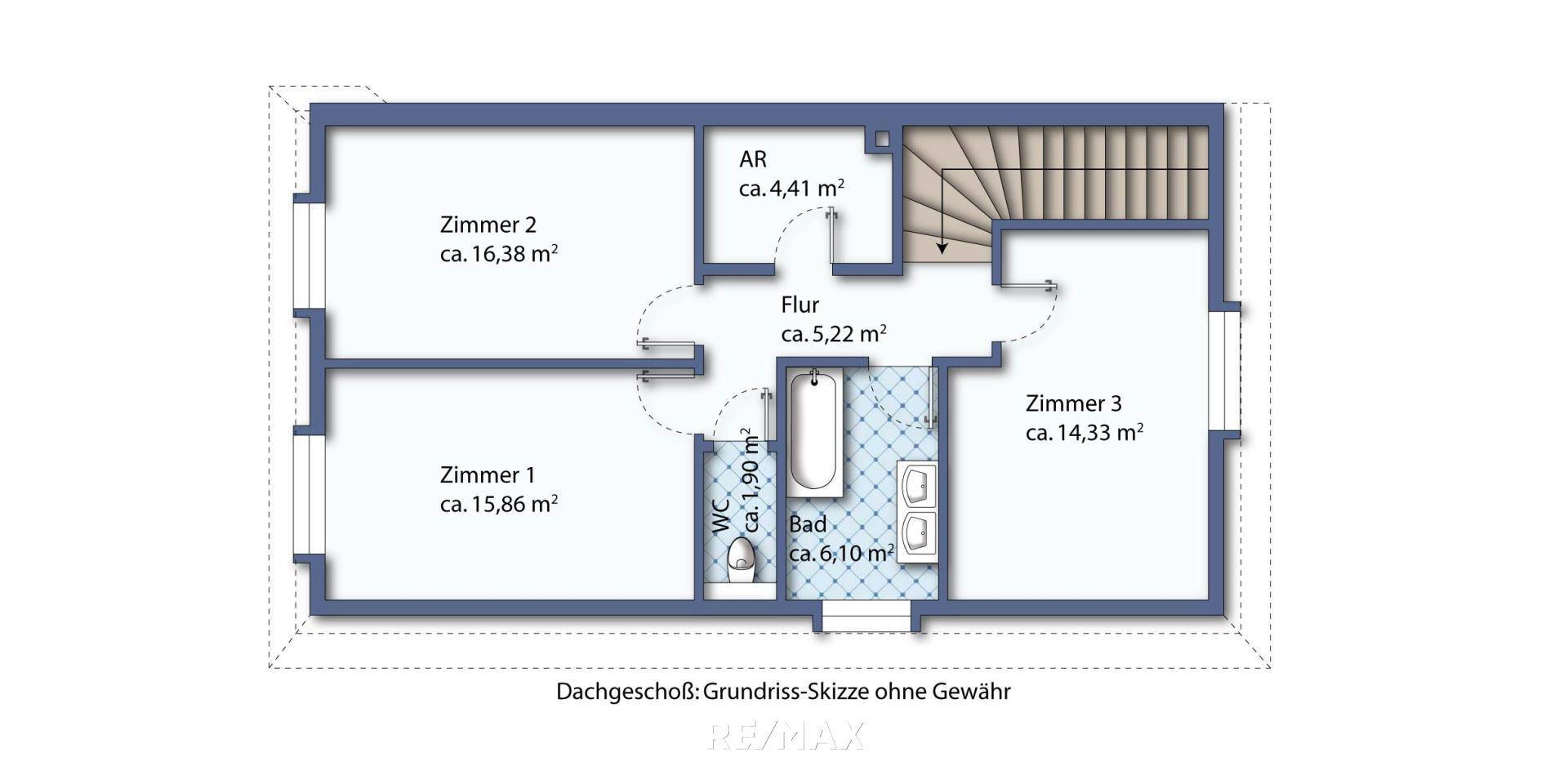 Grundriss Dachgeschoß