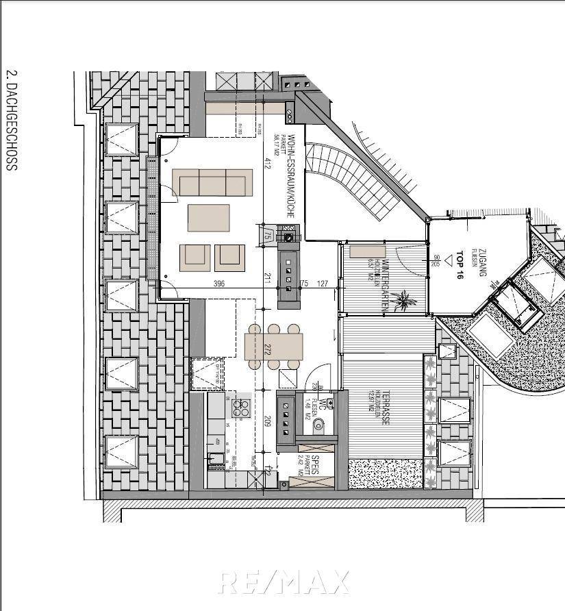 Wohnungsplan 2. DG