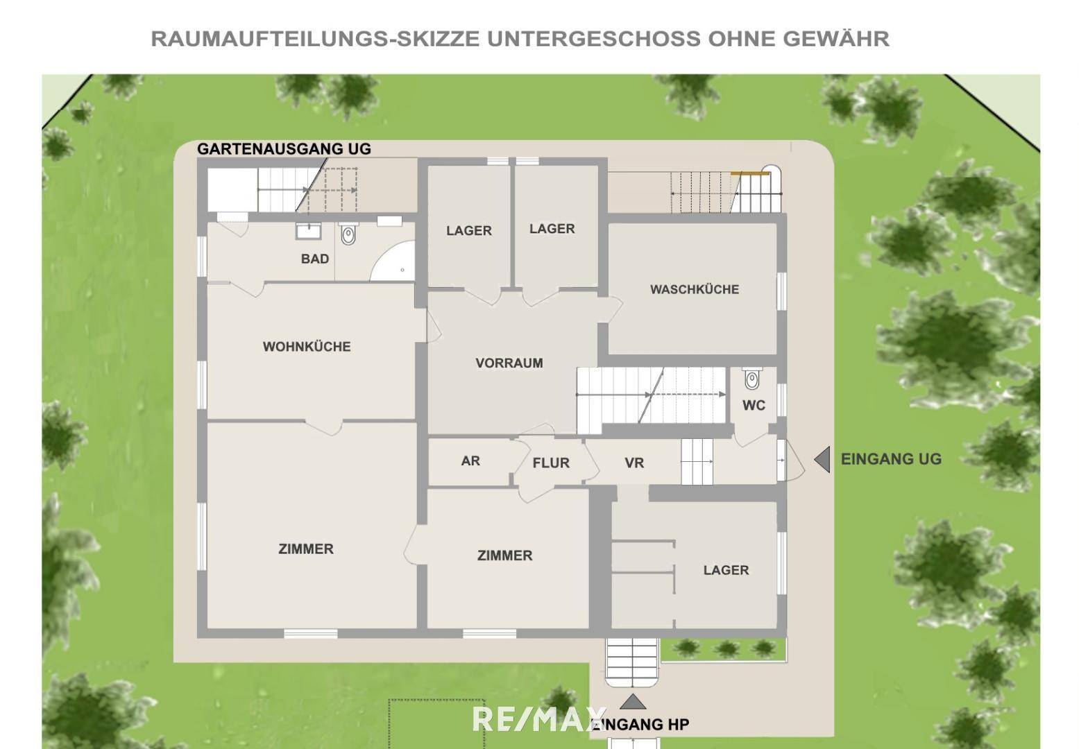 Grundriss Untergeschoss