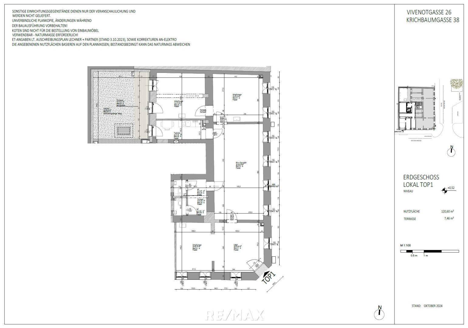 Plan Top 1 Geschäftslokal