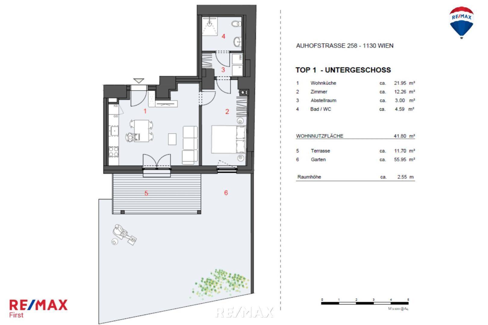 Villa Auhof_Wohnungsplan_TOP1