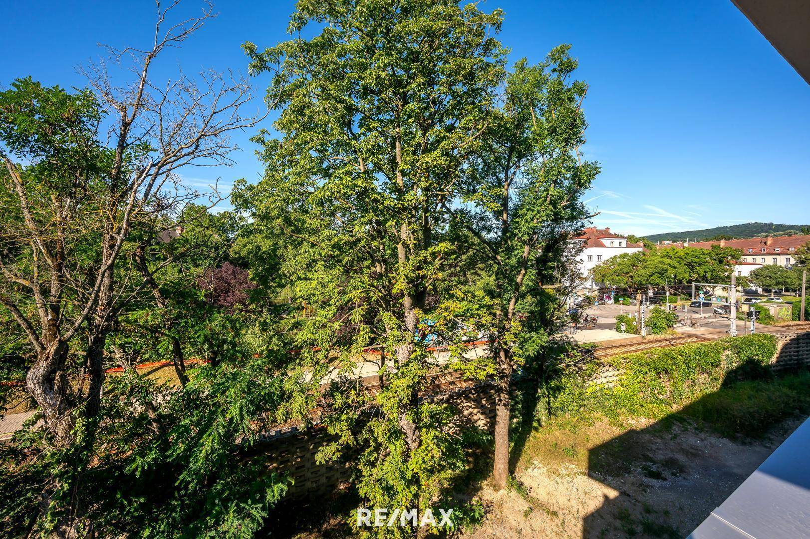 Ausblick vom Balkon