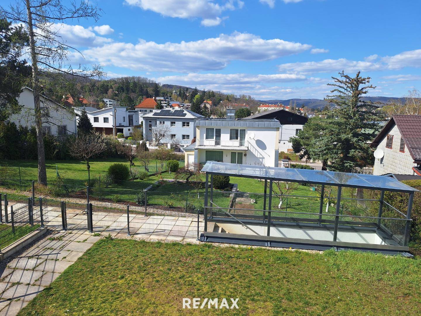 Blick vom Balkon