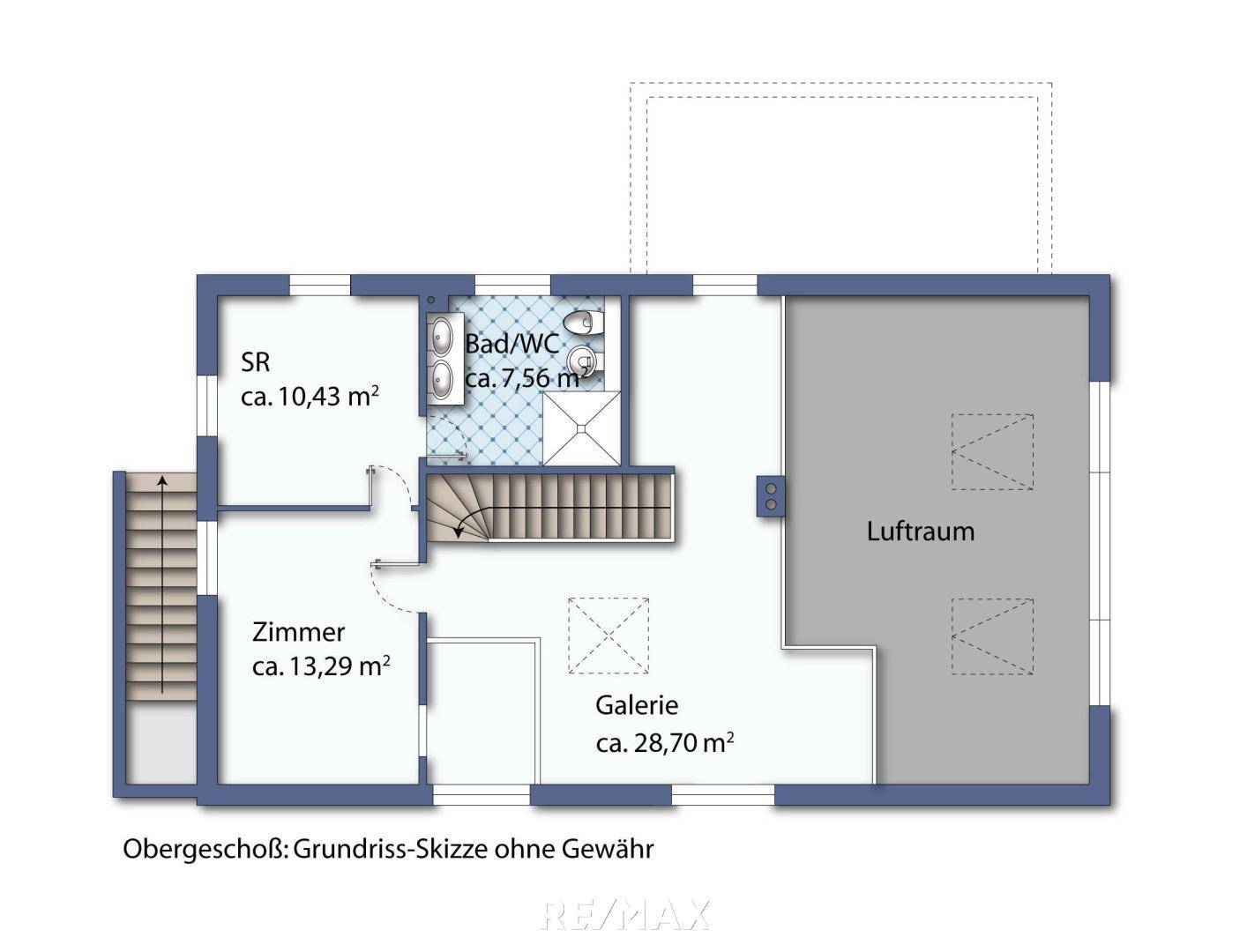 Grundriss Obergeschoß