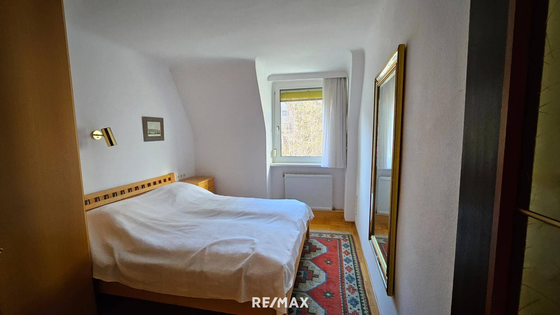 Schlafzimmer mit Blick