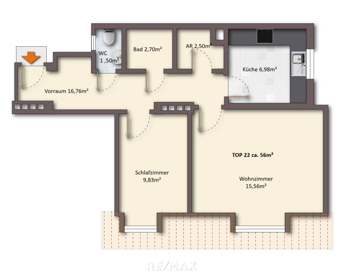 Plan mit Flächen