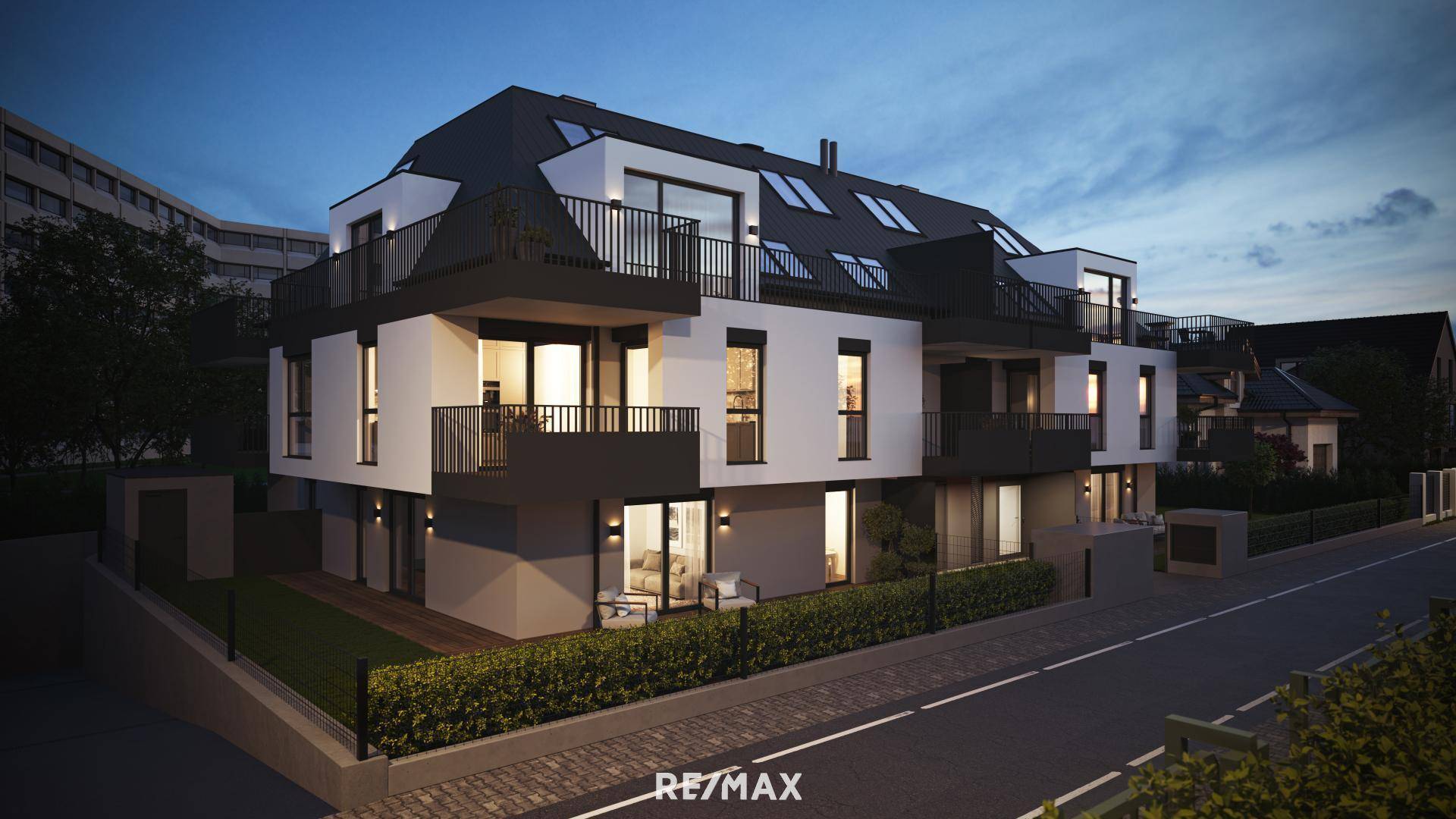 Haus Nachtansicht
