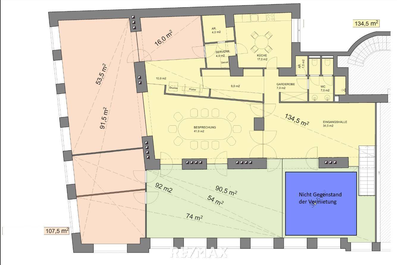 Grundriss Büro 296