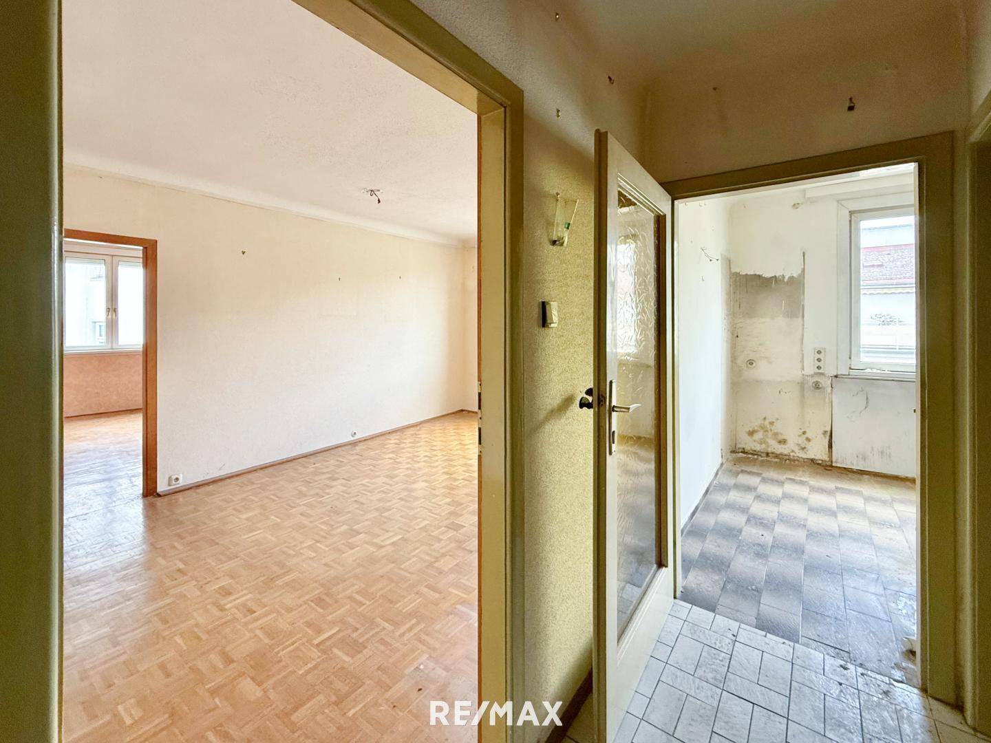 Vorraum Ku¨che Wohnzimmer