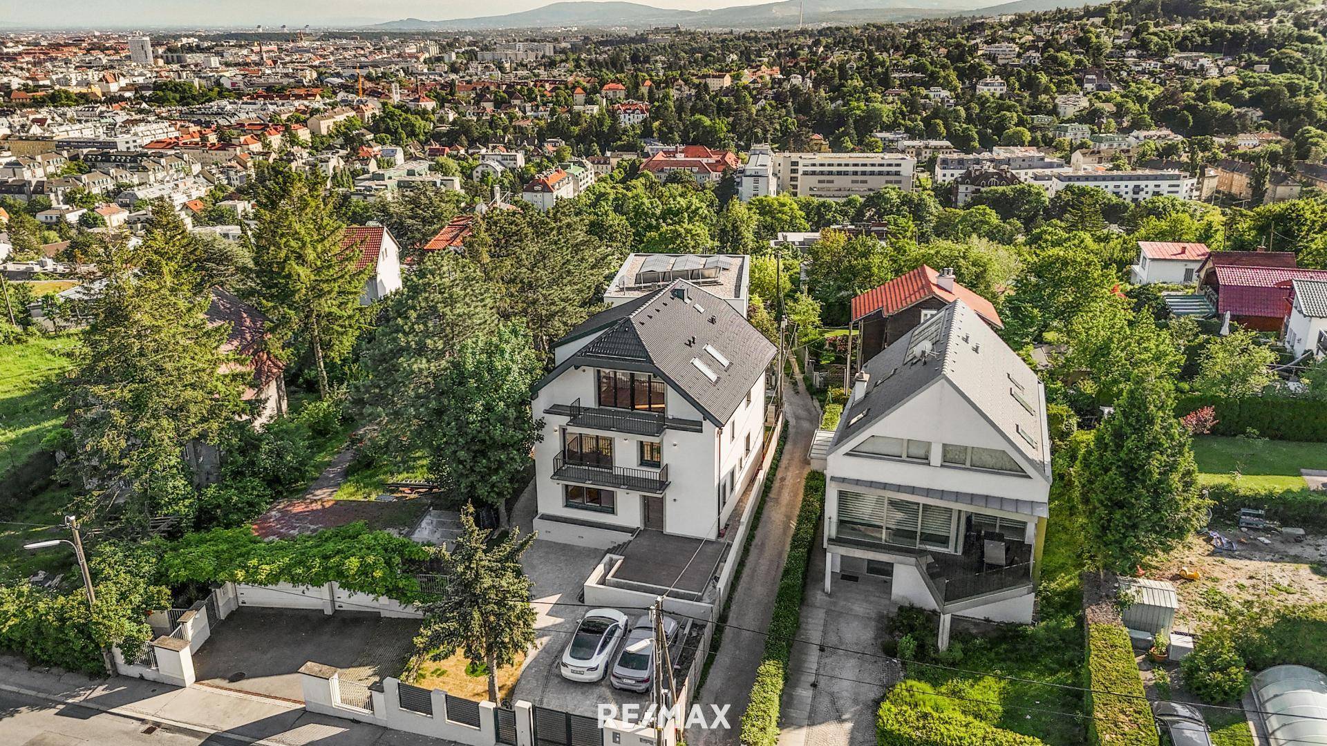 Haus aus der Vogelperspektive