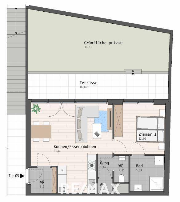 perfekter Grundriss