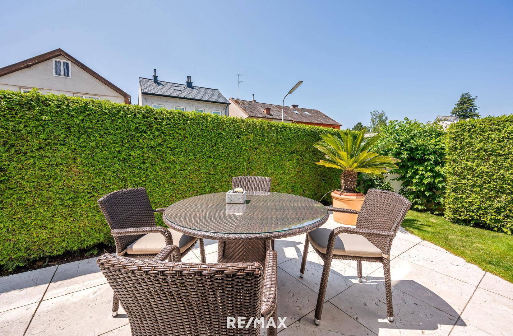 einladende Terrasse