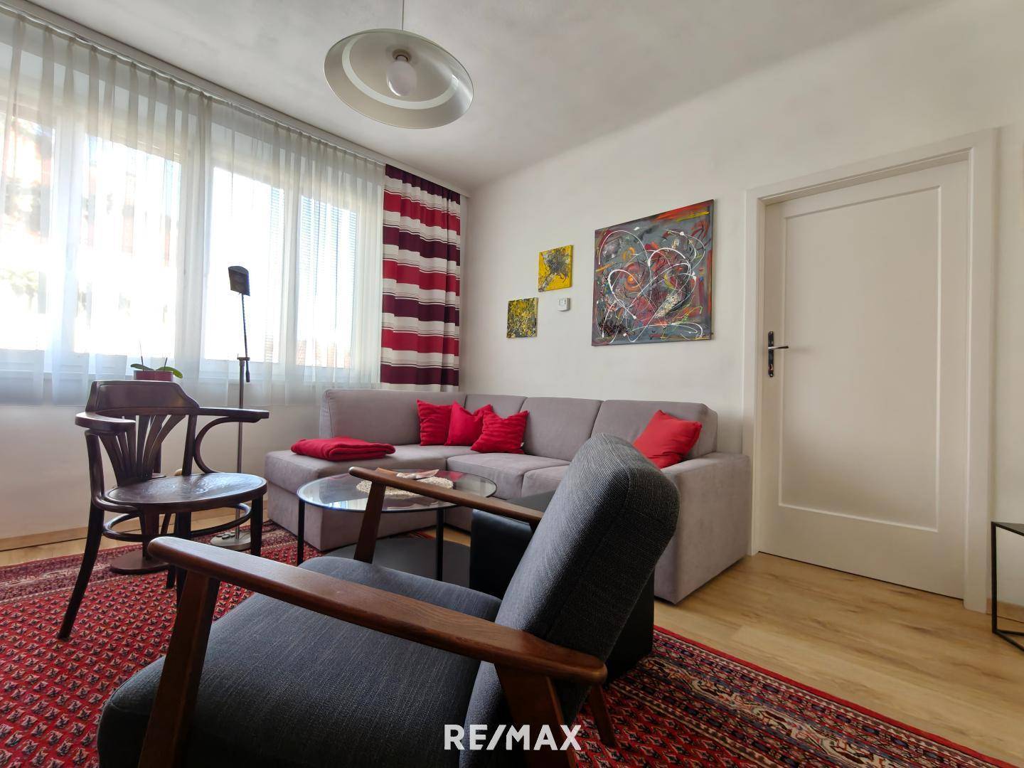 Wohnzimmer Blick Schlafzimmer