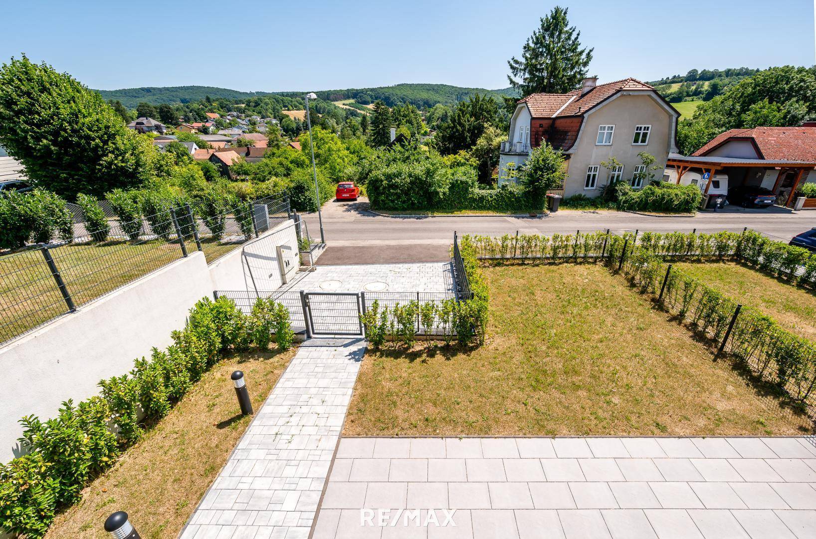 Blick auf den Garten
