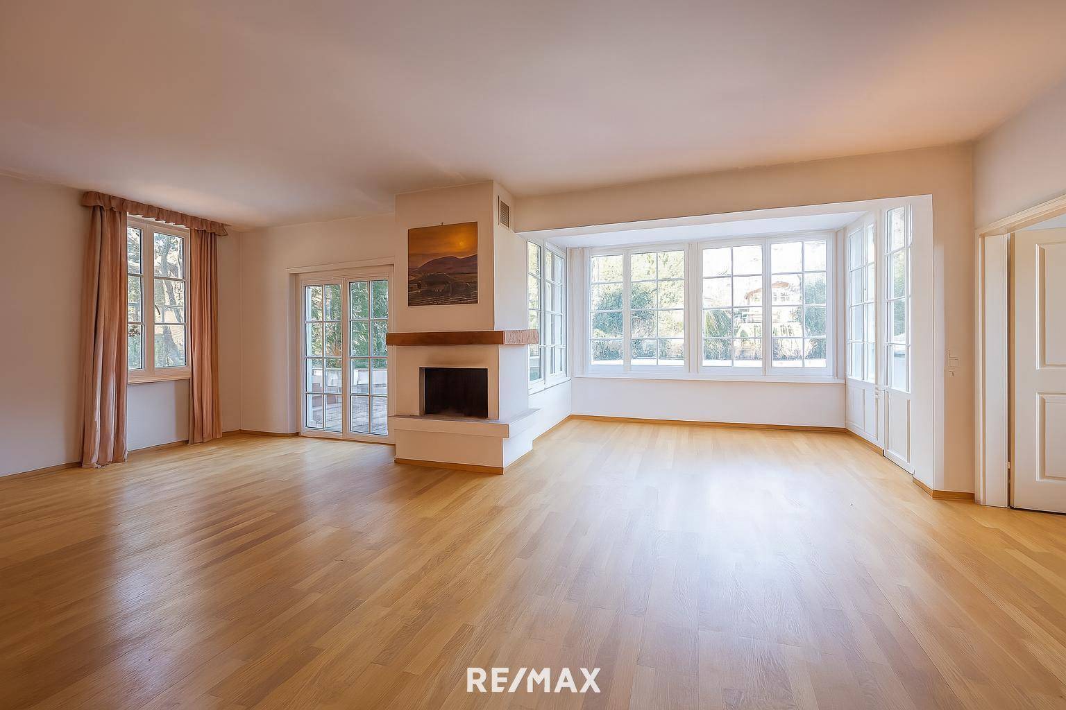 So könnte das Wohnzimmer unmöbliert aussehen
