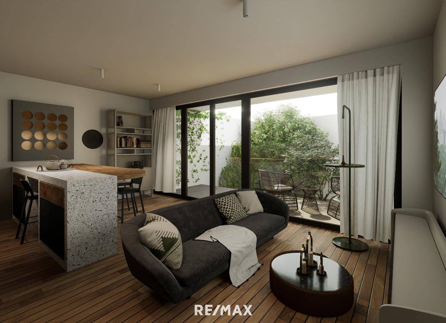 Visualisierung Wohnzimmer Esszimmer