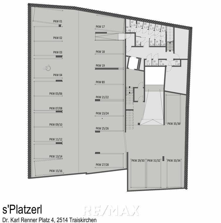 Lageplan Stellplätze Gesamt 36 AP