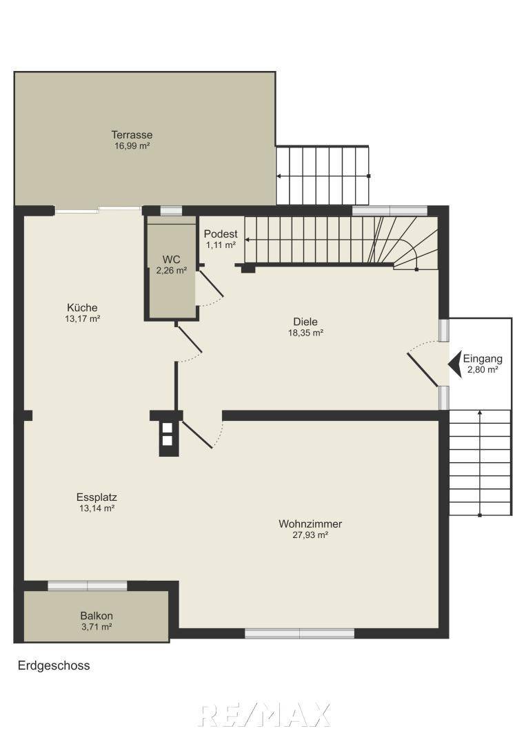 Plan Erdgeschoss