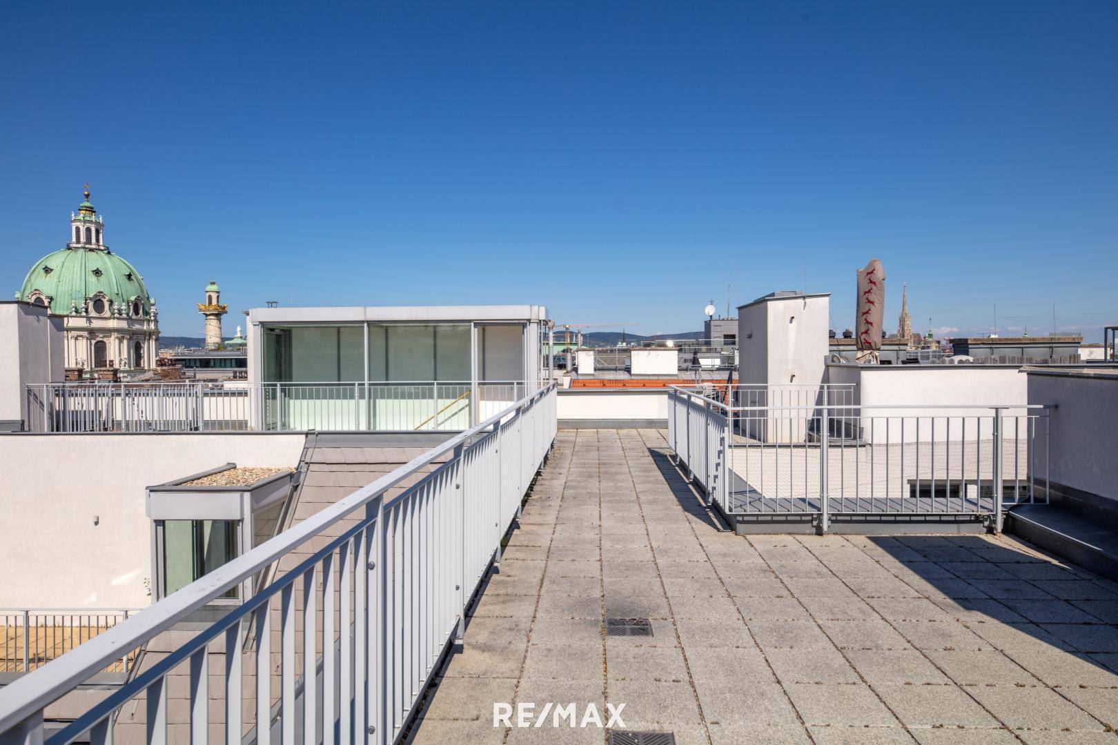 Großzügige Dachterrasse