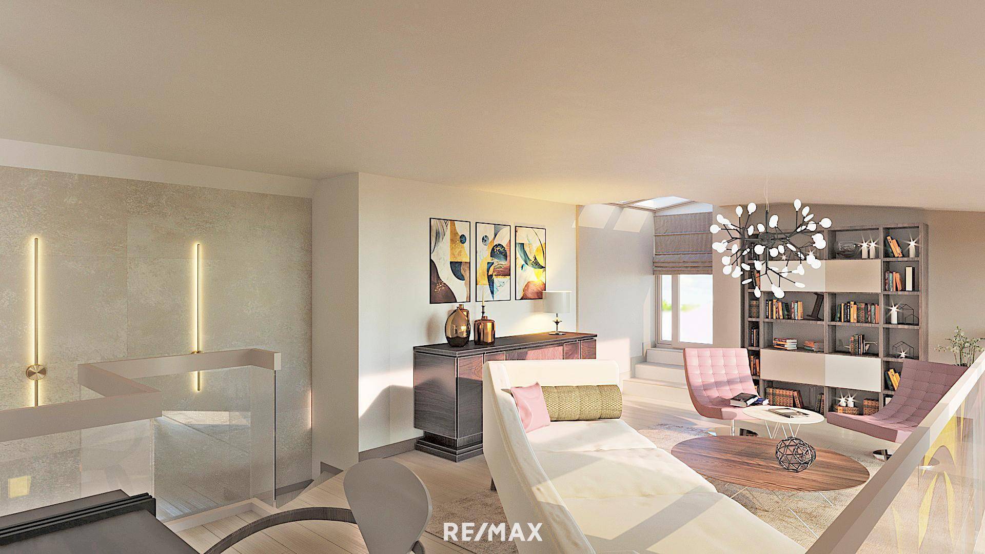 Auf der Galerie (Rendering)