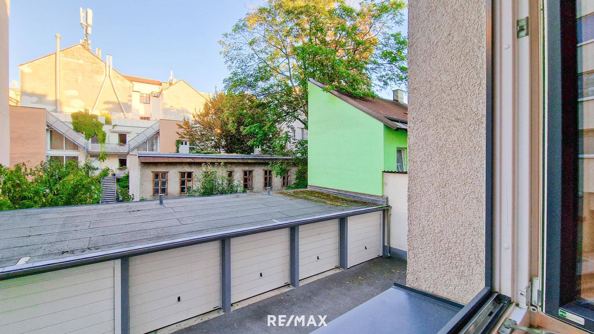 Ausblick in den Innenhof