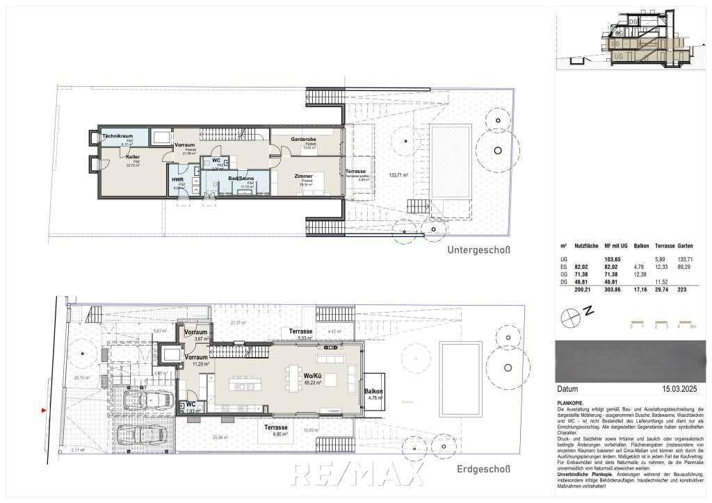 Grundriss - UG + EG