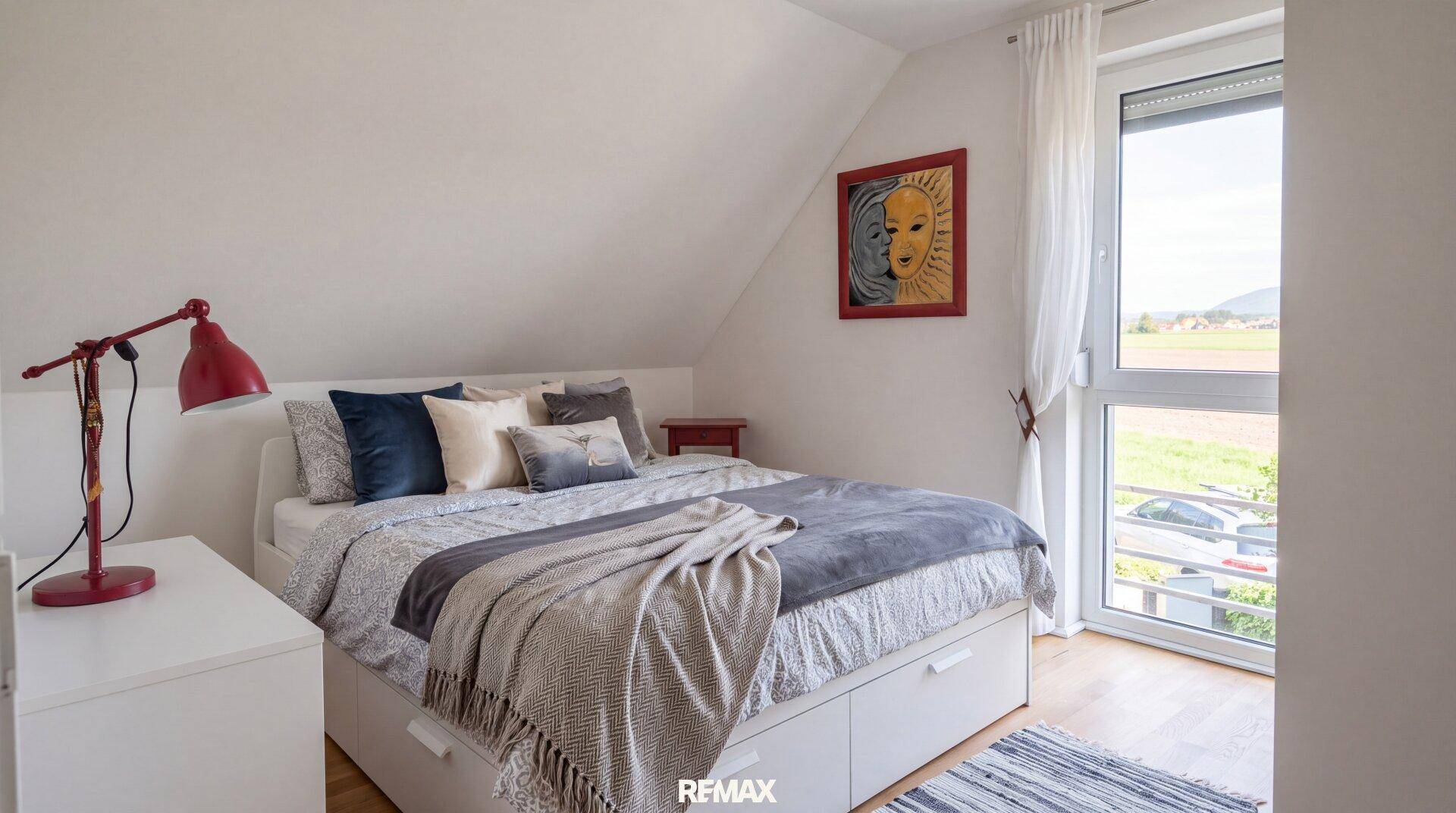 Schlafzimmer Haus Bisamberg
