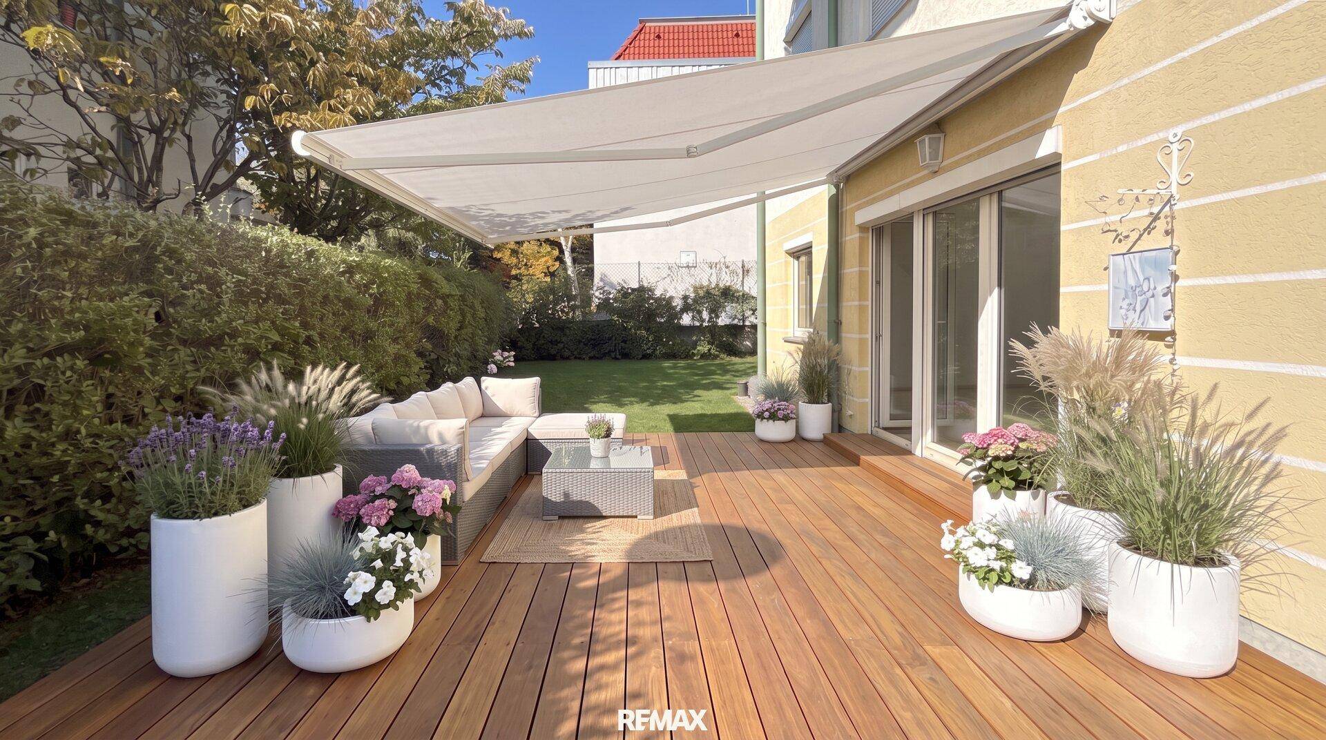 Visualisierung Terrasse