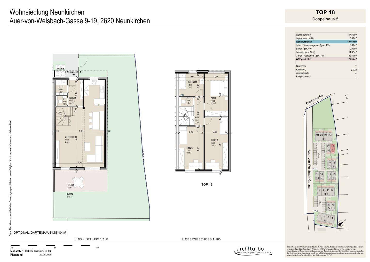 Doppelhaushälfte im neuen Wohnquartier in Neunkirchen – pohled 4